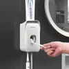 Set di accessori per il bagno Dispenser automatico di dentifricio Porta spazzolino Montaggio a parete Porta spazzolino Spremi dentifricio251n