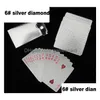 Cartes à jouer en plastique imperméables durables Feuille d'or Golden Poker 24K Jeux de table de cartes plaquées en feuille d'or Livraison directe Dhmvm