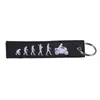 Nieuwigheid Party geschenken Sleutelhanger Launch Sleutelhanger Sleutelhangers Voor Motorfietsen En Auto Sleutel Tag Nieuwe Borduren Sleutelaanhangers W23-306