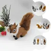 Tuindecoratie Dierendecoratie Decoratief eekhoornbeeldje Plastic Decors Desktopornament