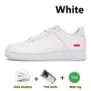 Designer One Chaussures de course 1 plate-forme formateurs pour hommes Casual une femme Triple Blanc Noir Haut Blé Haut Bas Blanc Rouge baskets de sport skate