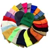 Berretti Beanie/Teschio Cappelli invernali unisex Solidi Caldi Cappelli lavorati a maglia morbidi Autunno Acrilico Cappellini Hip Hop Berretti Skullies da donna per donna Uomo Dropshipping 230914