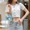 Kvällspåsar 2023 Spring Summer Fashion Women's Transparent Square Sling Bag Cool PVC Shoulder Messenger Mobile Sweet Lady