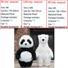 Polar Bear Mascot Inflatable Costume 2m/2.6m/3m Giant Plush Doll Panda Halloween Costume Fancy Party Animal carnival