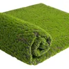 Fiori decorativi Simulato muro verde Artificiales Decorativas Para Sala Turf Muschio Giardino Erba Micro Paesaggio Accessorio Scena in cotone