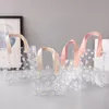 Gift Wrap Transparent Pvc Tote Packaging Bag Clear Daisy Plastic Handbag Wedding Candy Box Party Supplies Cosmetic