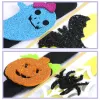 UPS Party Favor Halloween Slap Bracelets Spider Pumpkin Ghost Sequin Bands Bracelet Retro Slap Band for Kids Adults Halloween Party Favors Decoration Gift JJ 9.15