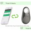 Auto GPS Accessoires Finder Tracker Draadloos Bluetooth 5.0 Kind Huisdieren Portemonnee Sleutelzoeker Anti-verloren alarm Met draagtas Drop Delivery Dhr1O
