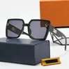 Lunettes de soleil de créateurs, lunettes pour hommes, lentilles PC, protection solaire plein cadre, lunettes à la mode pour femmes, lunettes d'extérieur de plage imprimées