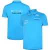 2022 Yaz Yeni F1 Yarış Takımı T-Shirt Formula One Takım Polo Gömlek Kısa kollu özel kıyafetler3525
