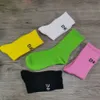 Men's Socks Mens paris letter classic print outdoor wear summer long stockings average size