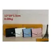 Portafogli Yq Donna Breve Mini Hasp Pieghevole Modello Lychee Pu Pelle Borsa originale Numero di serie Borsa Borsa Portafogli Shoder 195L