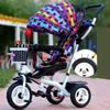 Nieuwe Merk Kind driewieler Hoge kwaliteit draaibare stoel kind driewieler fiets 1-6 jaar kinderwagen kinderwagen BMX Baby auto Bike256Q