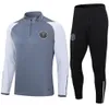 Mężczyźni dzieci 23/24 Inter Miami Football Tracksuits Długie zamek błyskawiczny Soccer Suit 2023 2024 Sportswear Matuidi Higuain Surostement Foot Sets