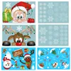 Christmas Cup Card Xmas Party Santa Hat Wine Glass Decoration Home Table Decorations Christmas Party Supplies CPA7039 915