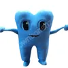 Super bonito dente mascote adulto traje personalizado fantasia tema dos desenhos animados fantasia vestido anúncio vestuário