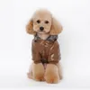 Vêtements pour chiens Veste à capuche imperméable Designer Manteaux d'hiver chauds Vêtements pour animaux de compagnie Taille X-XXL à petits vêtements de grande taille