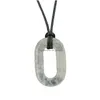 Pendentif Colliers En gros Mtiple Healing Crystal Stones Charme 0-Forme Gemstones Collier avec chaîne de corde de tissage noir Drop Dhgarden DH1A5