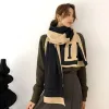 Projektant szalik zima paszmina dla ciepłych szalików moda klasyczne kobiety naśladowują kaszmirowe wełniane szal 65*180 cm