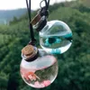 Car Hanging Perfume Pendant Bottle Air Freshener With Flower Auto Essential Oils Diffuser Automobiles Ornaments251N