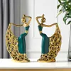 Decoratieve objecten beeldjes Scandinavische decoratie Home Office Decor Home Decor Keramiek Sculptuur Model Danser Abstracte kunst Ornament Standbeeld 230914