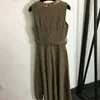 Fashion Luxury Dresses Womens Designer Gold Chain Sleeveless Dress Brand Print Tank Dress