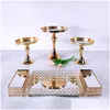 Andra festliga festförsörjningar 6-11 st display Cake Stand Cupcake Tray Tools Home Decoration Dessert Table Decorating Drop Delivery Gard DHPHG