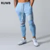 Nouveau Design Hommes Pantalon Fitness Pantalon Maigre Automne Élastique Bodybuilding Pantalon Entraînement Piste Bas Pantalon Hommes Joggers Pantalons De Survêtement272S