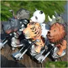 Kinder Trägheitsauto Motorrad Dinosaurier oder Tiere Emation Spielzeug für Kinder Diecast Modellautos 10-11 cm Drop Lieferung Dhka4