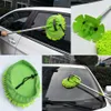 Retractable Car Wash Mop Including Brush HeadDust Removal Detachable Dual-use Mop Rag Strong Water Absorption Car Cleaning1246K