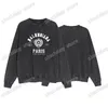 xinxinbuy erkek kadın tasarımcı sweatshirt hoodies yok edildi Paris 1917 kulaklar buğday baskı siyah büyük boy s-xl236v