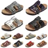 birkens voorraden gesp voorraad klompen sliders slippers sandalen beroemde designer vrouwen heren slides zomer kurk mode flats luxe glijbaan sandaal muilezel loafers