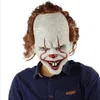 Film Stephen King's It 2 ​​Joker Pennywise Mask Full Face Horror Clown Latex Mask Halloween Party Horrible Cosplay Prop GB840314Y