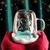 Kerstcadeaus Nieuw ontwerp Borosilicaatglas kerstboom glazen beker