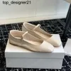 New 23ss Luxury Mary Jane Shoes Designer Dress Shoes Aeyde Ballet Shoes Black Brown Leather square Flat Casual Shoes Women Fashion Comfortable Lazy Boat Shoes