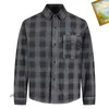 Burberrs moda masculina jaqueta outono denim jaqueta de algodão de bambu xadrez único breasted camisa casual solta manga comprida jaqueta fina