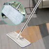 2in1 Flat Squeeze Automatisk mopp hink Undvik handtvättgolvrensare Magic Mop Spin Self Cleaning Lazy Mop Hushållsverktyg LJ2012748