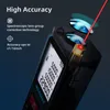 Bandåtgärder Mileseey X6 Laser Tape Measure 40m 60m 80m 100m Professional Rangefinder med vinkeldisplay för DIY -dekorering Byggnad 230914
