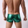 boxer da uomo gay calzoncillos hombrebiancheria intima maschile in finta pelle cueca b lucido291N