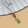 Keychains Lotus Keychain Red Agate Green Bodhi Beads Key Chain