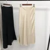 Toteme Женская шелковая длинная юбка сплошного цвета