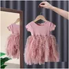 Robes de filles été 1 an bébé fille vêtements d'anniversaire robe pour princesse fête vêtements pour bébés enfant en bas âge dressgirls livraison directe enfants Dhtsy