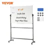 ألواح Whiteboards Vevor Rolling Magnetic Whiteboard مزدوج الجهة المتنقلة السبورة 360 ° لوحة الارتفاع القابلة للتعديل للمدرسة 230914