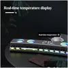 Portable Speakers 3600Mah Bluetooth Wireless Game Speaker Soundbar Usb 3D Stereo Subwoofer Aux Fm Home Clock Indoor Sound Bar Computer Dhix4