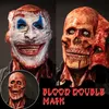 Party Masks Halloween Joker Jack Clown Scary Mask Adultish Ghulish Double Face Ski 220823299U