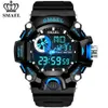 Smael regarde des hommes Military Army Watch LED Digital Mens Sports Wristwatch Maly Gift Analog Shock Watch Relogie Masculino Reloj Ly19313S