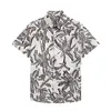 Men's Casual Vintage Chequered Shirts Short Sleeve Summer Hawaiian Bowling Shirt Skinny Fit Various Pattern Man Clothes Cardi253Y