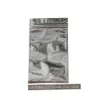 12 20 cm thermoscellable clair Mylar sac à fermeture à glissière en plastique paquet au détail refermable argent aluminium emballage de qualité alimentaire fermeture à glissière fermeture à glissière 241t