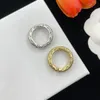 Luxurys Classic Luxury Designer Ring Mens Women Luxury Ring Logo BB Fashion Unisex Rings Wedding Party Jewerlry Gift