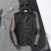 Tasarımcı Kapşonlu Ceket Sonbahar Kış Dış Giyim Matarları Moda Moda Şık Rüzgar Yasağı Günlük Zip Yukarı Ceketler M-3XL